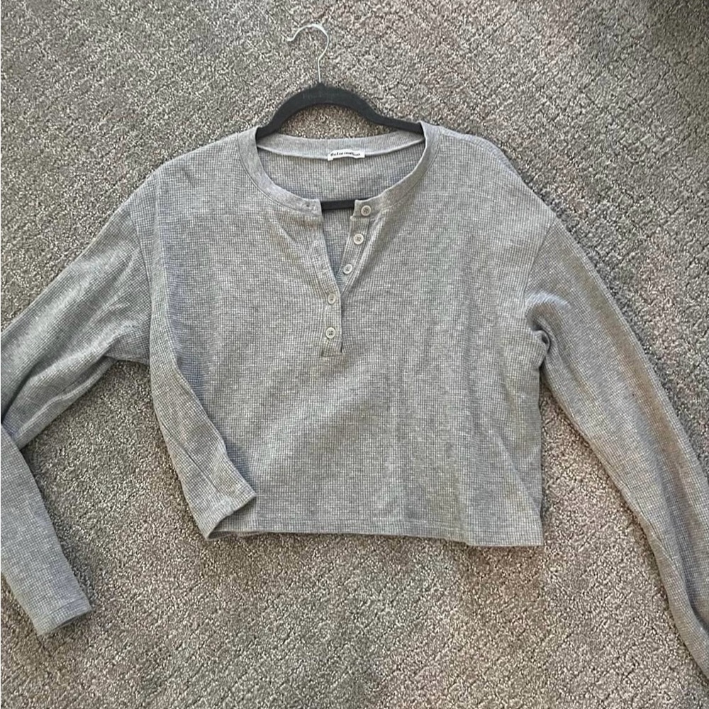 Reformation cropped Henley